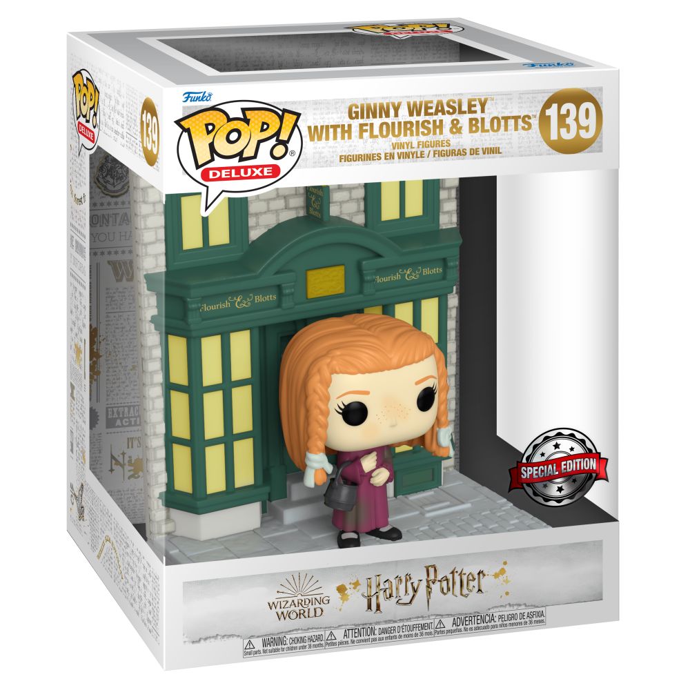 Funko Pop! Deluxe: Harry Potter - Ginny Weasley with Flourish Blotts (Special Edition) #139 Vinyl Figure