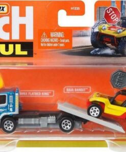 Mattel Μatchbox: Hitch  Haul - Roadside Assistance MBX Flatbed King  Baja Bandit (GWM63)