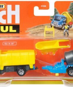 Mattel Μatchbox: Hitch  Haul - MBX Wave Rider Volkswagen Transporter Cab  Travel Trailer II (GWM60)