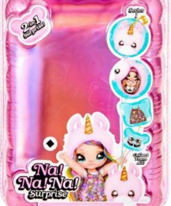 Giochi Preziosi Na! Na! Na! Surprise: 2-In-1 Pom Doll With (10cm) Plush and (20cm) Soft Doll Series 2 (NAA09000)
