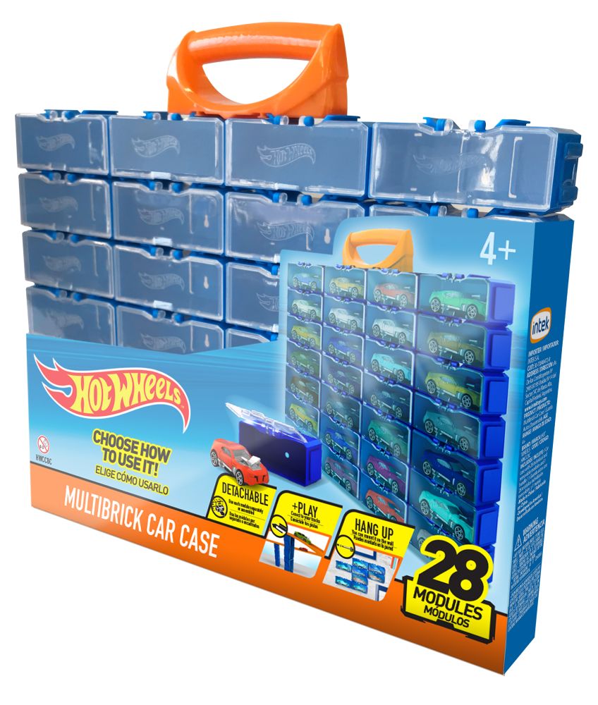 Intek Hot Wheels: Multibrick Car Case (Stores up to 28 Cars) (HWCC8C)