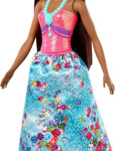 Mattel Barbie: Dreamtopia - Dark Skin Brunette Princess Doll (GJK15)