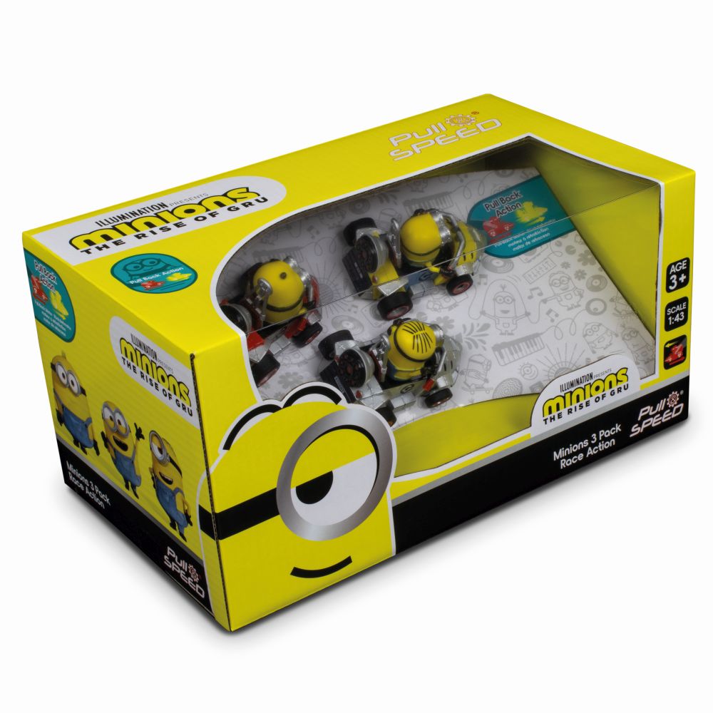 Carrera Minions The Rise of Gru: Pull Speed - 3 Pack Race Action (15813019)