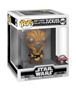 Funko Pop! Deluxe: Star Wars Bounty Hunters Collection - Zuckuss (Metallic) (Special Edition) #441 Bobble-Head Vinyl Figure