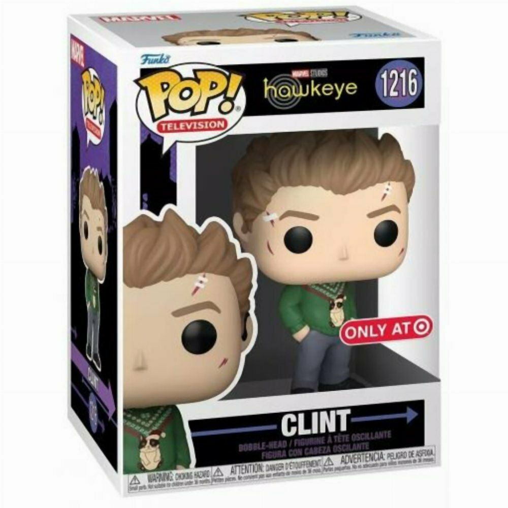 Funko Pop! Marvel: Hawkeye - Clint Barton (Special Edition) #1216 Bobble-Head Vinyl Figure