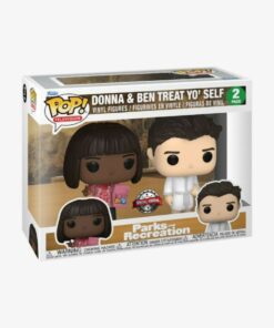 Funko Pop! 2-Pack Television: Parks and Recreation - Donna  Ben Treat Yo Self (Special Edition) Vinyl Figures