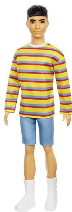 Mattel Barbie Ken Doll - Fashionistas # 175 - Ken Polo Shirt Black Hair Doll (GRB91)