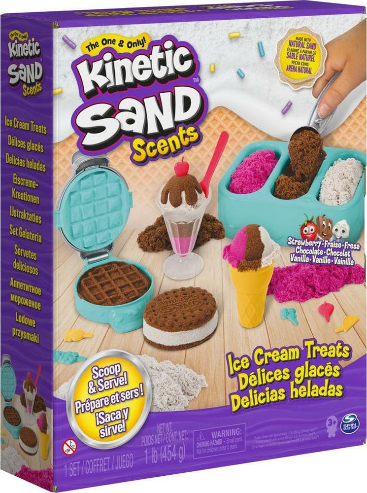 Spin Master Kinetic Sand Scents: Ice Cream Treats Playset (6059742)
