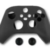 Spartan Gear - Controller Silicon Skin Cover and Thumb Grips (compatible with xbox series x/s) (colour: Black)