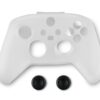 Spartan Gear - Controller Silicon Skin Cover and Thumb Grips (compatible with xbox series x/s) (colour: White)