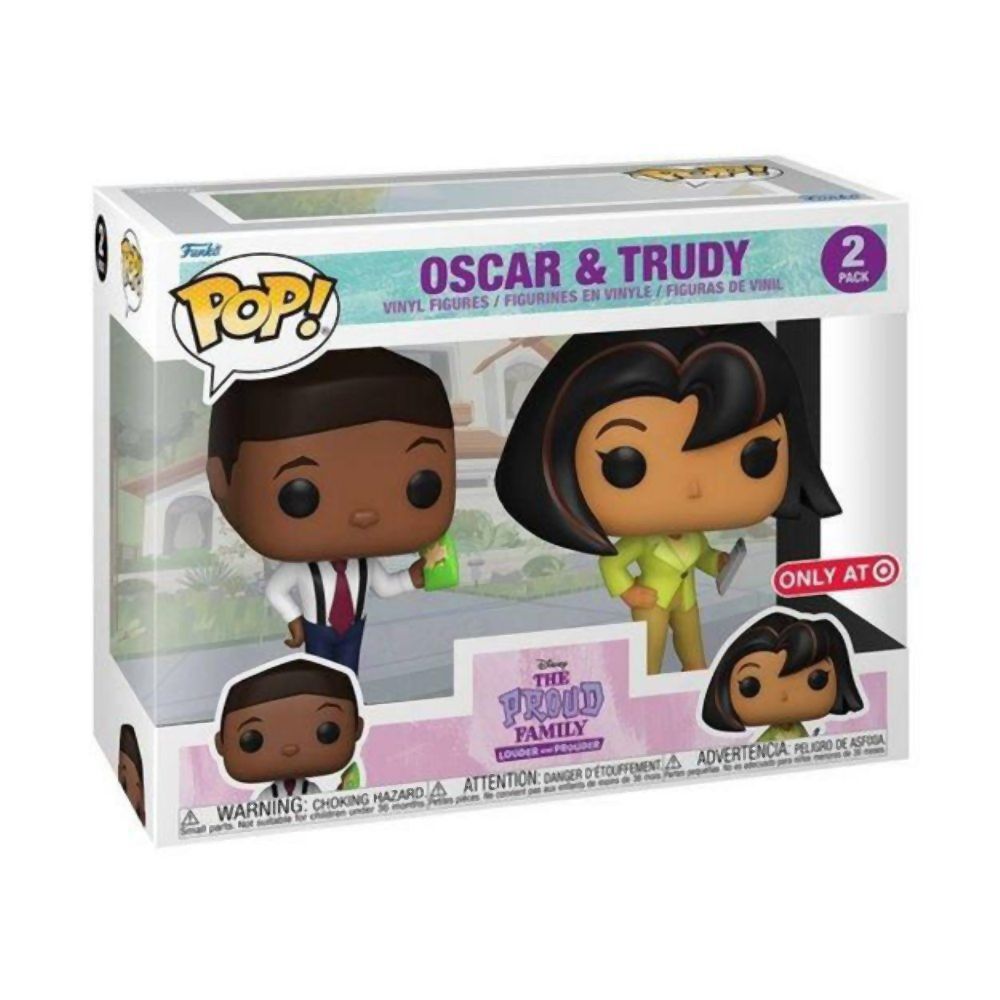 Funko Pop! 2-Pack Disney: The Proud Family Louder Prouder - Oscar Trudy (Special Edition) Vinyl Figures