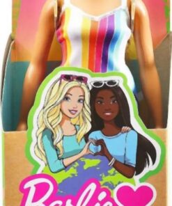 Mattel Barbie: Loves The Ocean - Coloured Brunette Doll (GRB38)