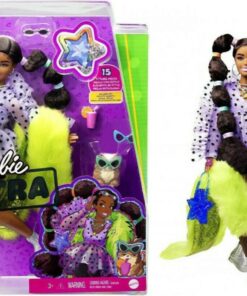 Mattel Barbie Extra: Bobble Hair Dark Skin Doll (GXF10)