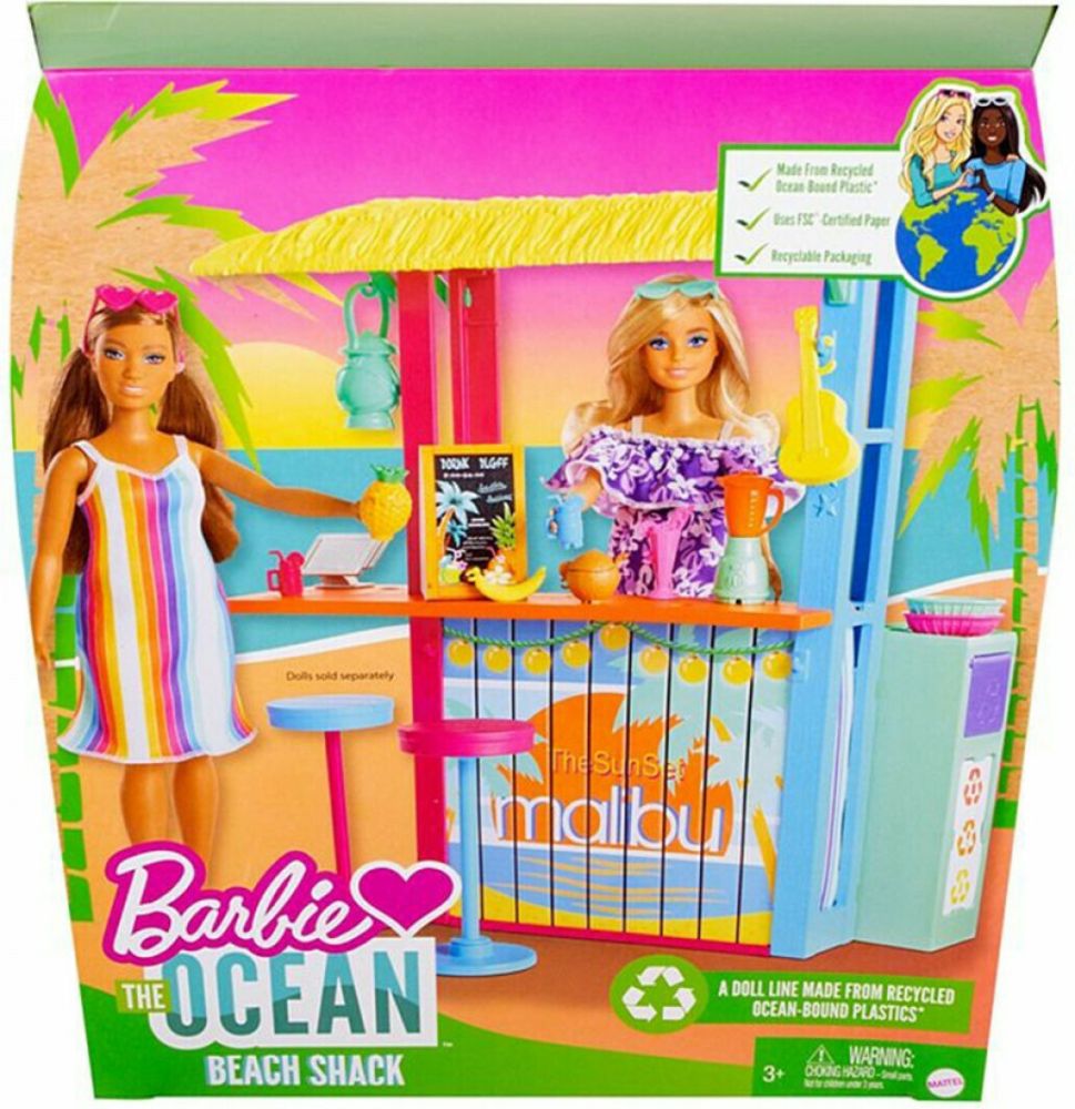 Mattel Barbie: Loves The Ocean - Beach Shack (GYG23)