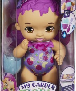 Mattel My Garden Baby: Berry Hungry Baby Butterfly (Purple Hair) (GYP00)