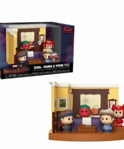 Funko Pop! Mini Moments: WandaVision - 2000s - Wanda  Vision with Billy and Tommy (Special Edition) Vinyl Collectibles