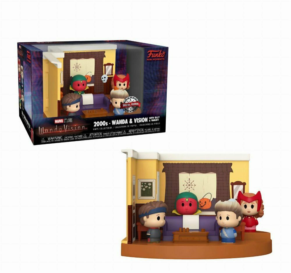 Funko Pop! Mini Moments: WandaVision - 2000s - Wanda Vision with Billy and Tommy (Special Edition) Vinyl Collectibles