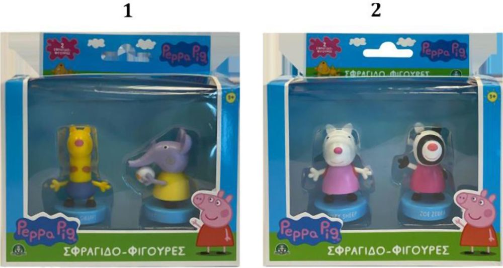 Giochi Preziosi Hero-Mania: Peppa Pig Σφραγιδοφιγούρες (2Pack) (PP005000)