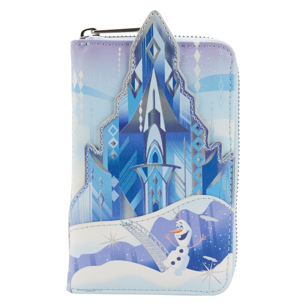 Loungefly Disney Frozen Princess Castle Zip Around Wallet (WDWA2008)