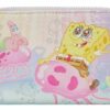 Loungefly Nickelodeon - Spongebob Pastel Jellyfishing Zip Around Wallet (NICWA0016)