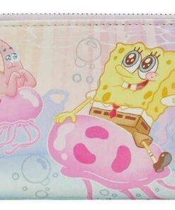 Loungefly Nickelodeon - Spongebob Pastel Jellyfishing Zip Around Wallet (NICWA0016)