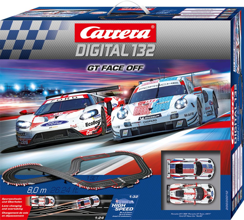 Carrera Slot Digital 1:32 - GT Face Off (20030012)