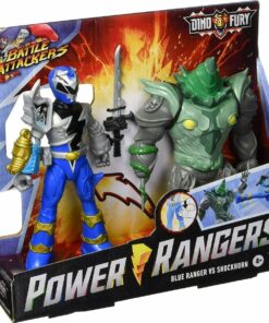 Hasbro Power Rangers Dino Fury: Battle Attacker - Blue Ranger  Shockhorn (F1603)