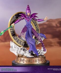F4F Yu-Gi-Oh! - Dark Magician Purple Variant PVC Statue (29cm) (YGODMPS)