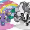 Spin Master Zoobles!: Zoobles  Happitat Opposite Obsessed Butterfly  Black White Fox (2-Pack) (20135095)