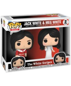 Funko Pop! 2-Pack Rocks: The White Stripes - Jack White  Meg White Vinyl Figures