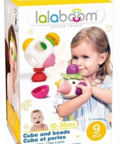 Lalaboom Mini Cube and beads (4pcs) (1000-86161)