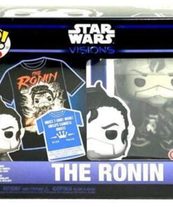 Funko Pop!  Tee (Adult): Disney Star Wars Visions - The Ronin (Special Edition) Bobble-Head Vinyl Figure and T-Shirt (M)