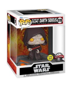 Funko Pop! Deluxe Disney: Star Wars Sith - Red Saber Series Volume 1: Darth Sidious (Glows in the Dark) (Special Edition) #519 Bobble-Head Vinyl Figure