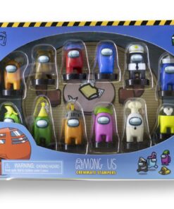 P.M.I. Among Us Crewmate Stampers 12 Pack Deluxe Box 4.5cm (S2) (AU5265)