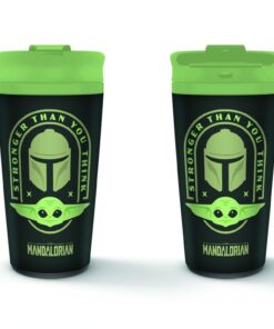Pyramid Star Wars: The Mandalorian (Stronger Than You Think) Metal Travel Mug (MTM25892)