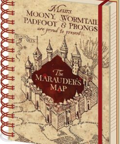 Pyramid Harry Potter (The Marauders Map) A5 Wiro Notebook (SR72325)