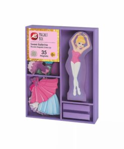 AS Magnet Box: Sweet Ballerina - Wooden Magnetic Dress-Up (1029-64052)