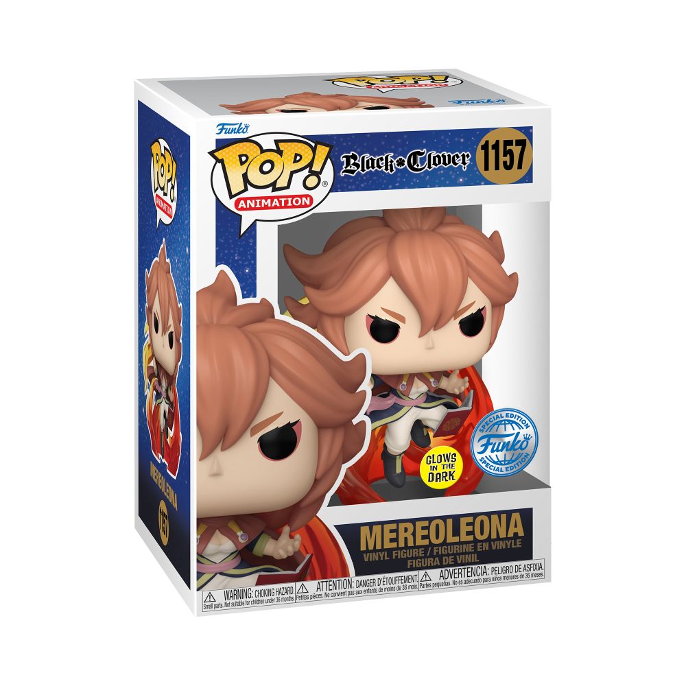 Funko Pop! Animation: Black Clover S1 - Mereoleona (Glows in the Dark) (Exclusive) #1157 Vinyl Figure