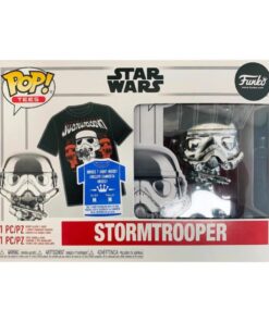 Funko Pop!  Tee (Adult): Star Wars - Stormtrooper Vinyl Figure  T-Shirt (S)