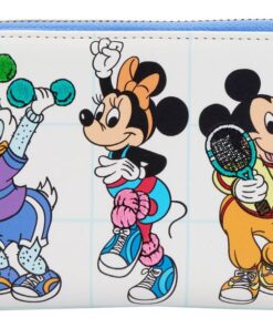 Loungefly Disney Mickey Mouse - Mousercise Zip Around Wallet (WDWA2094)