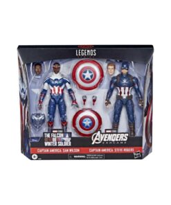 Hasbro Fans - Marvel Avengers Legends - Captain America: Sam Wilson  Captain America: Steve Rogers (Tagteam 2 Pack) (F5880)