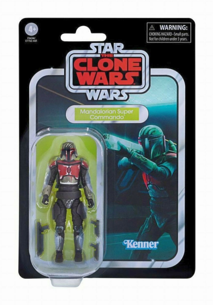 Hasbro Fans - Star Wars The Vintage Collection: The Clone Wars - Mandalorian Super Commando Action Figure (Excl.) (F5634)