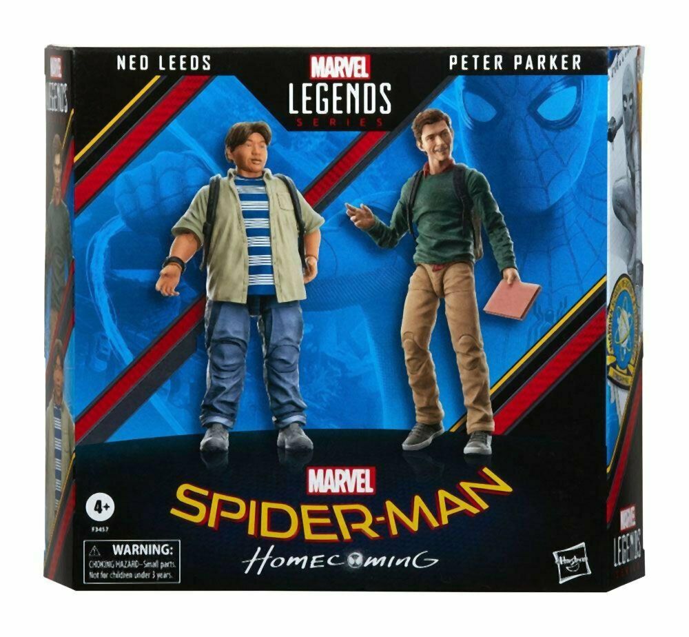 Hasbro Fans - Marvel Spider-Man Homecoming: Legends Series - Ned Leeds Peter Parker Action Figures (F3457)
