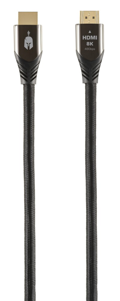 Spartan Gear - HDMI 2.1 Cable (length: 1,5m - Zinc Alloy with gold plated plugs)