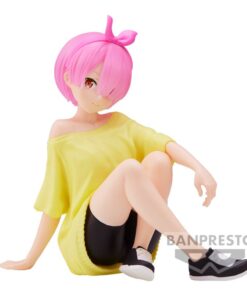 Banpresto Relax Time: Re:Zero Starting Life In Another World - Ram Training Style Version Statue (14cm) (18590)