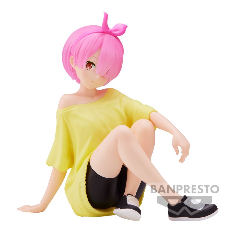 Banpresto Relax Time: Re:Zero Starting Life In Another World - Ram Training Style Version Statue (14cm) (18590)