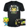 Funko Pop!  Tee (Adult): DC Comics Batman The Animated Series - The Joker (Blacklight) Vinyl Figure  T-Shirt (S)