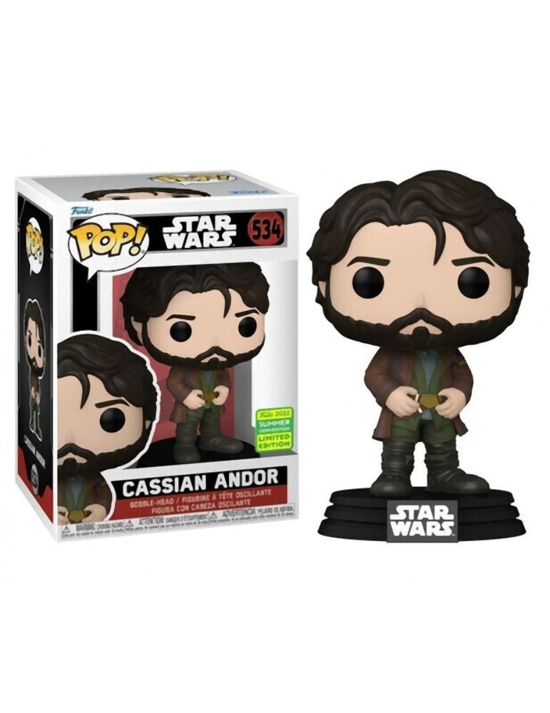 Funko Pop! Disney: Star Wars - Cassian Andor (Convention Limited Edition) #534 Bobble-Head Vinyl Figure