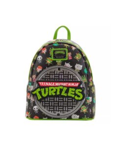Loungefly Nickelodeon: Teenage Mutant Ninja Turtles Sewer Cap AOP Mini Backpack (TMNTBK0001)