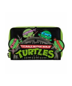 Loungefly Nickelodeon: Teenage Mutant Ninja Turtles Sewer Cap Zip Around Wallet (TMNTWA0001)